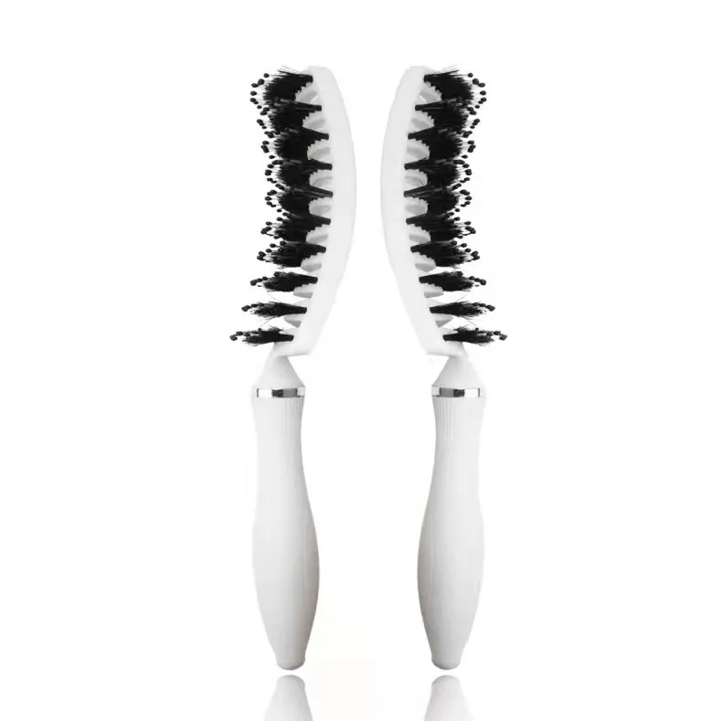 Professional  Salon boar bristles  Scalp Massage Combs Paddle wig Wet Hair Straighten brush Custom Extension Cushion Hair Brush