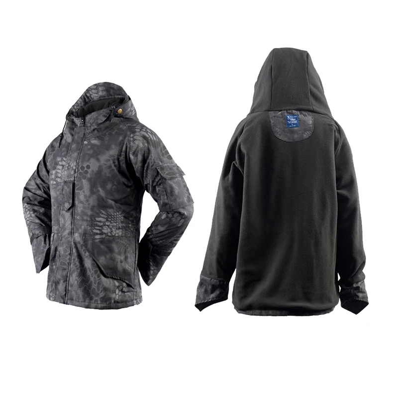 Black Python Camouflage G8 Hard Outer Shell Jacket winter aqk Tactical uniform hunting jacket waterproof multicam combat suit clothes