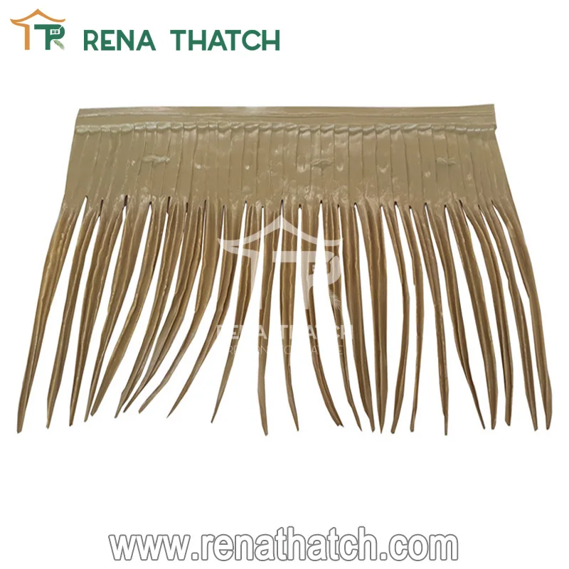 Enduring Anti-aging Cheap plastic thatch fiber palm leaf thatch roof gazebo for resort