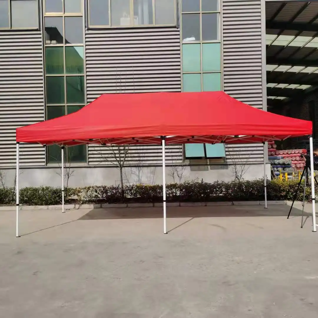 Folding Easy Set Up Steel Frame Trade Show Tent Pop-Up Canopy for Advertising Display