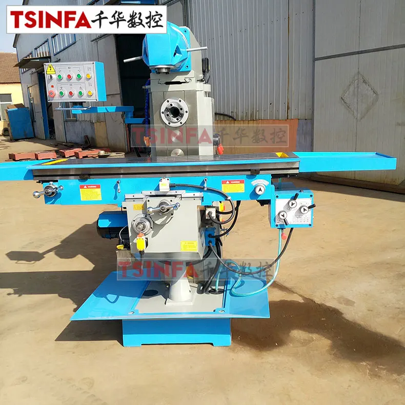 universal milling machine WN736 horizontal vertical milling equipment high quality Shandong Tengzhou factory table size 1500x360