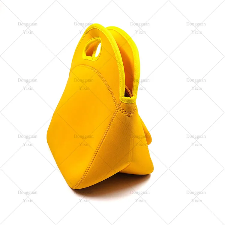 Neoprene Food Storage Lunch Box Carry Tote Neoprene Lunch Handbag Zipper Picnic Lunch Bag with Pocket For Men Women Kids