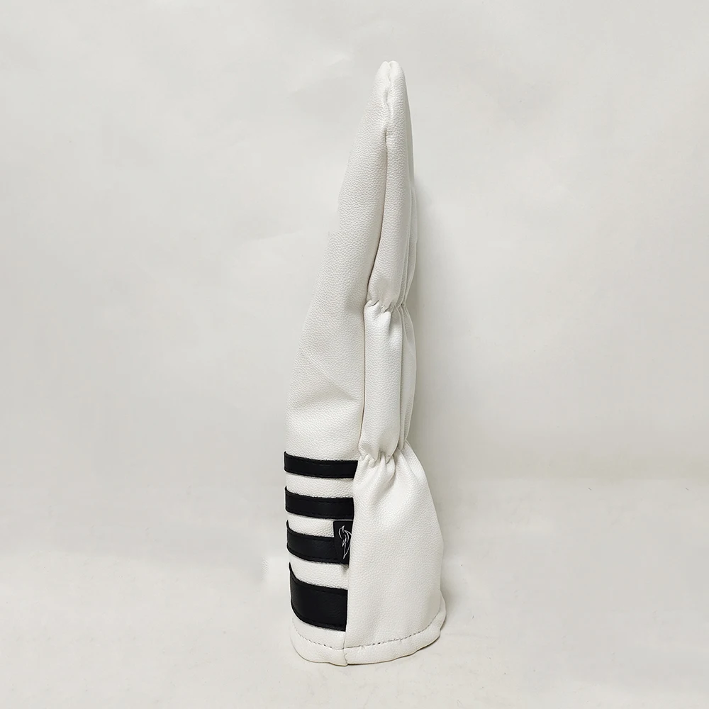 Factory Direct Custom Golf Driver Wood Headcover Durable PU Leather with Embroidered Logo for Golf Clubs