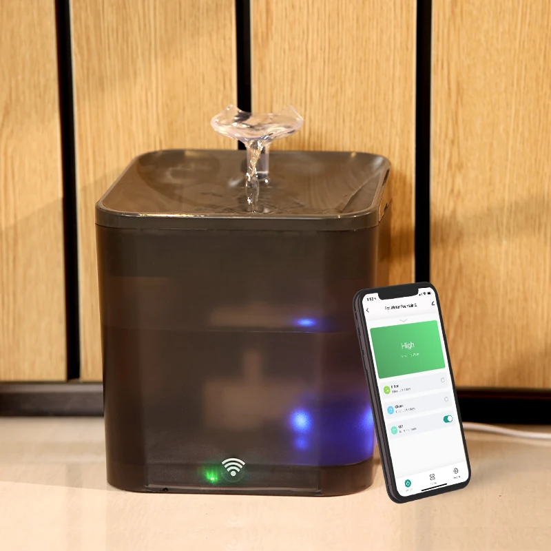 Водяной фонтан для кошек 2.2L Ультра тихий автоматический фонтан для домашних животных для кошек внутри фонтан для питья кошек с фильтром в комплекте