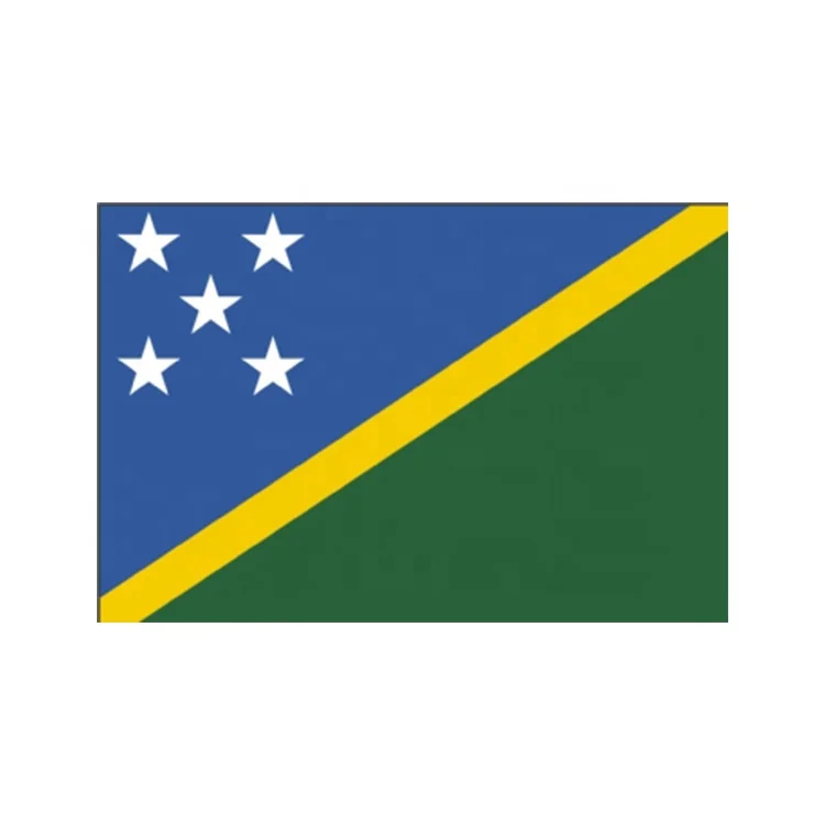 Solomon Palau Samoa Custom wholesale national country flags sale Polyester country blue yellow red Palau flag