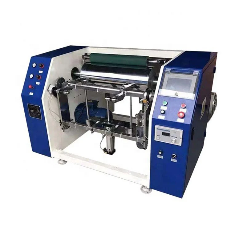 Stretch Film Slitter Rewinder Machine High Output Rewinding Pe Pvc Cling Film Tape Rewinding Machine
