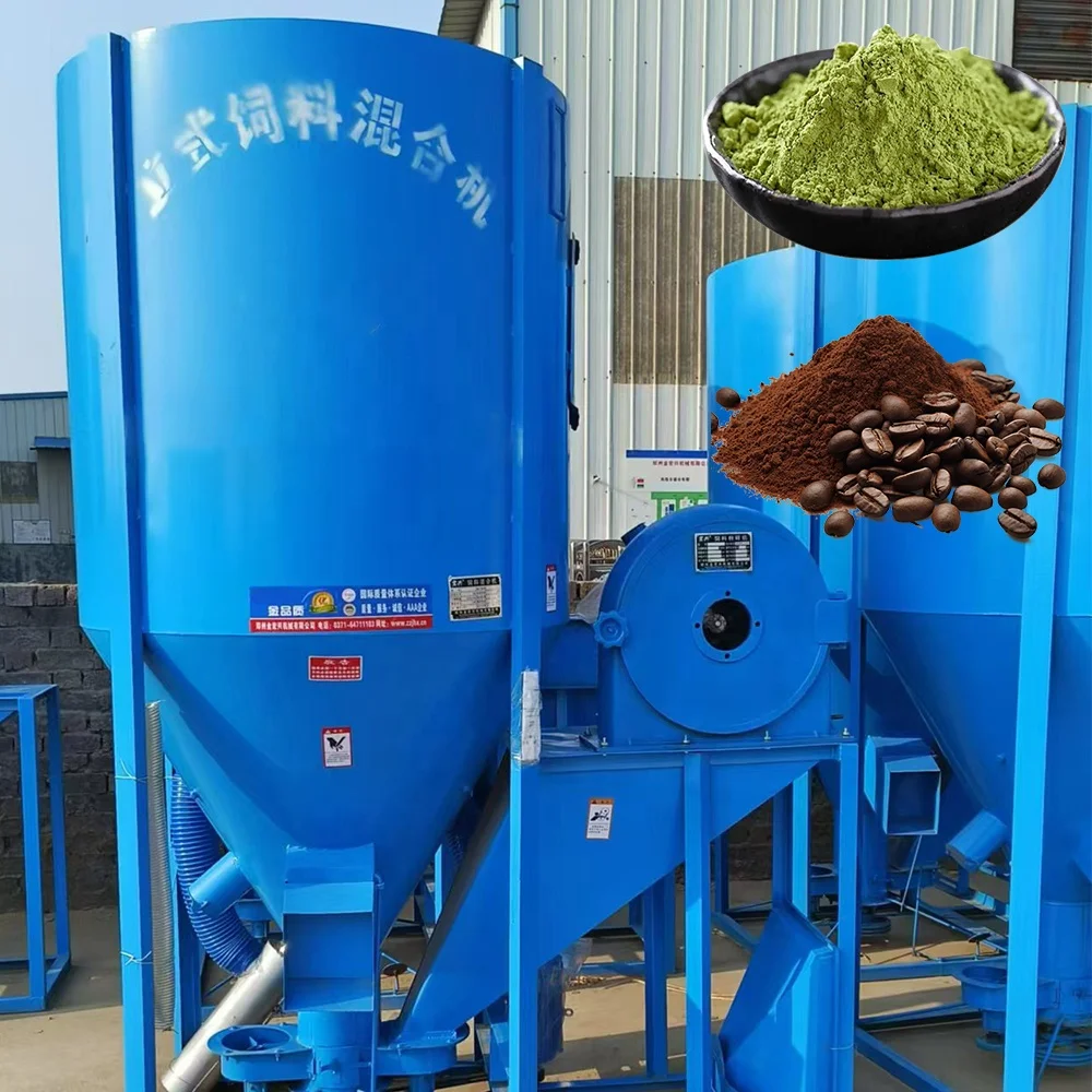 Easy Storage Poultry Feed Mixing Crush Pellet/Home Use Chicken Fertilizer Grind Miller/Quality Promised Mix Milling Integrated