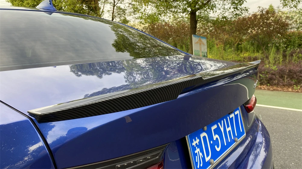 Hot selling M4 style rear body kit for BMW G20 2019-2022 3 series gloss black spoiler car