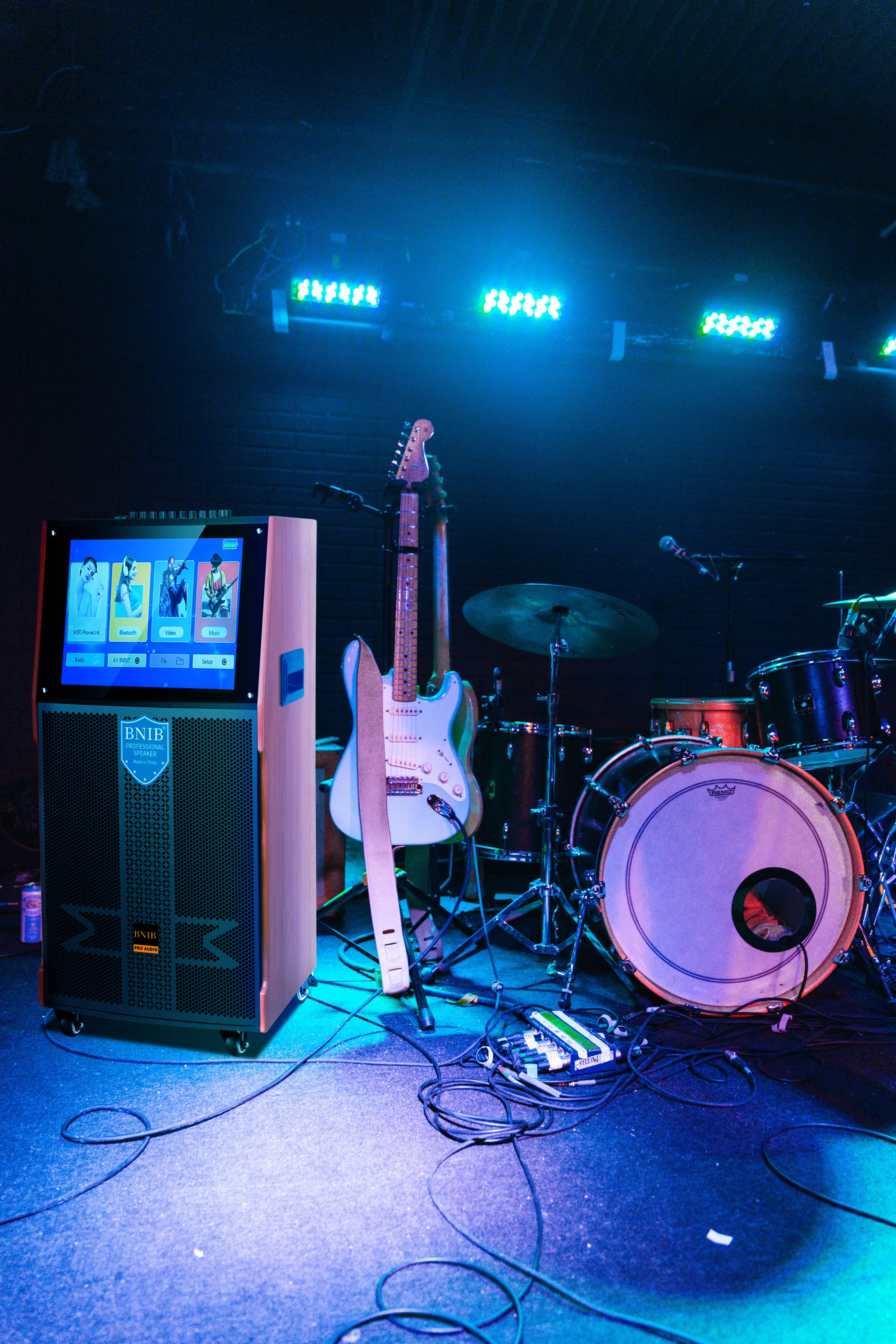 High Quality Video Speaker 12 Inch Touch WIFI Screen Speaker Multi-function Karaoke Dancing Speaker Stage System ODM