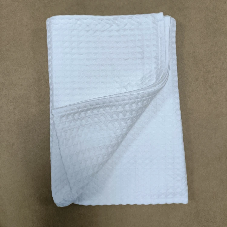 Hotel thick waffle weave bath towel 100% cotton waffle weave blanket