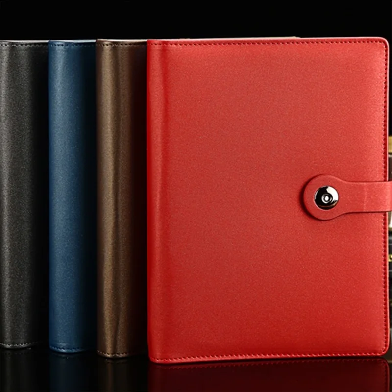 Wholesale Factory Price Customizable Pu Leather A5 A6 Agenda Daily Planner Weekly Monthly Journals