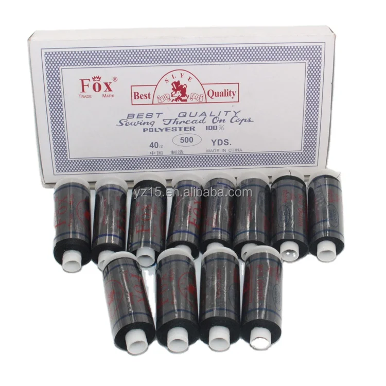 100 % spun polyester cotton cheap sewing thread 40/2  core spun polyester sewing thread 402