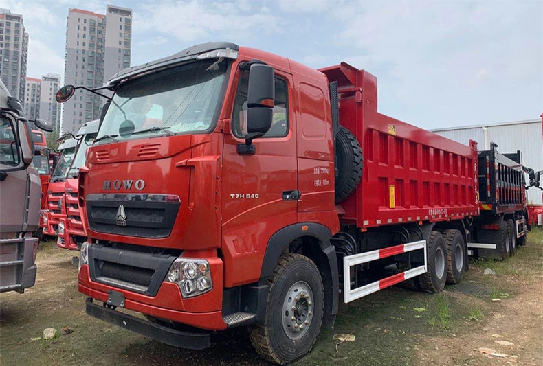  Indon Продажа Китай грузовик HOWO - T7H truk 540 hp 6*4 самосвал GB/5 (ZZ3257V414HE1) 6 метров