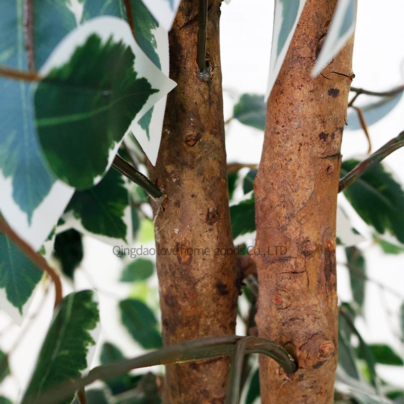 Wholesale Cheap 3ft 6ft Artificial Banyan Tree and Rubber Plant Plastic Material for Christmas and Halloween Wedding Decoration