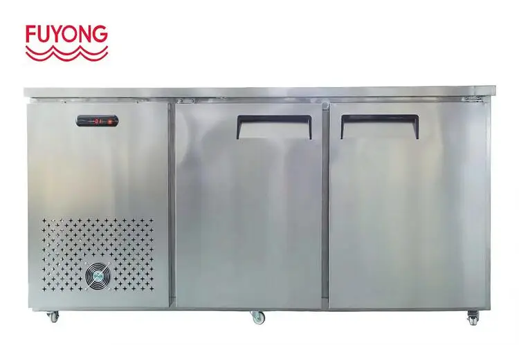 Fuyong Commercial Beer Dispenser Machine With Beer Column Stainless Steel Beer Kegerator For Restaurant