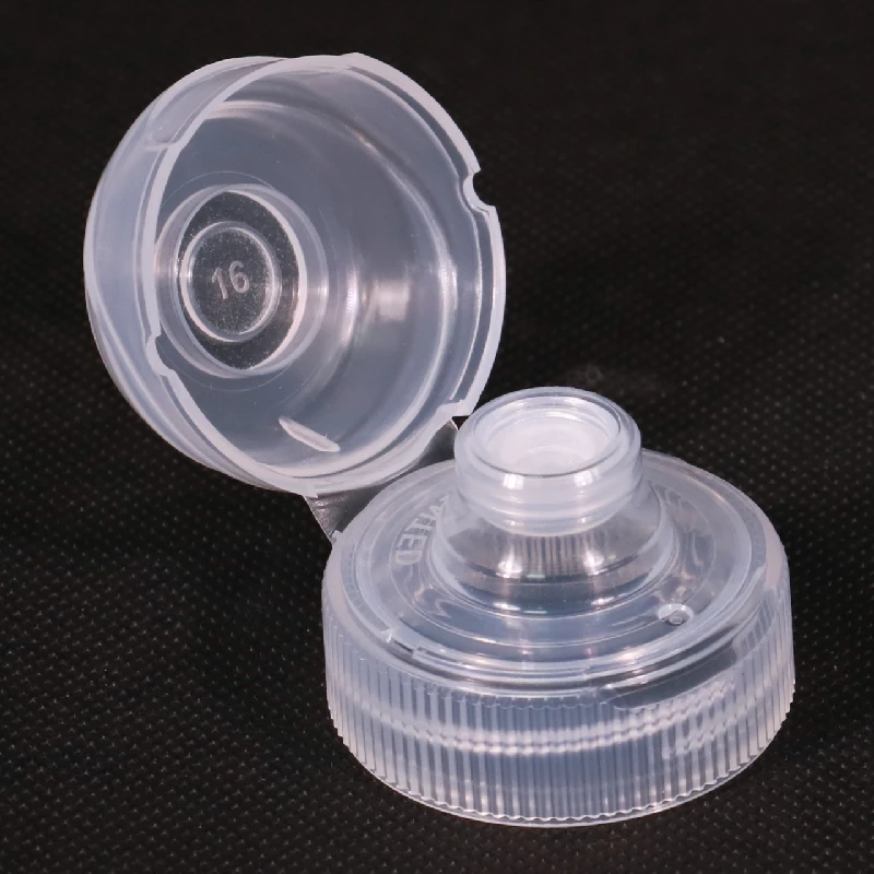 
Transparent Bottle Flip Top Water Bottle Cap For Cosmetic Bottle 