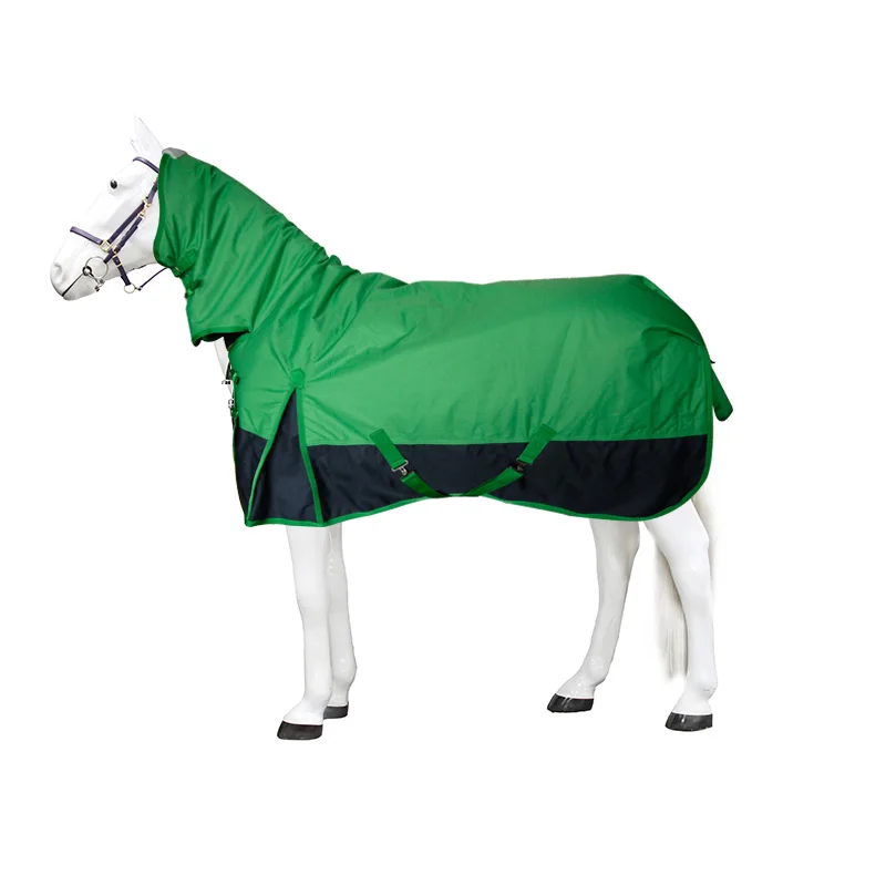 Waterproof Turnout Blanket Winter Supplies Equine for Horse 600D Rip Stop Fabric Cotton Customized SS Winter Logo Durable Oxford