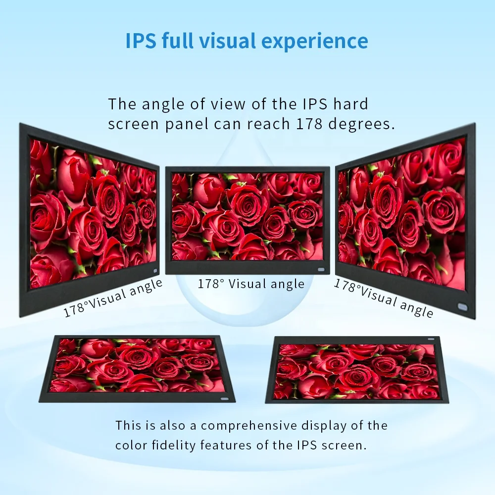 17 inch IPS panel HD video digital photo frame loop video picture digital album support 1080P 1920X1080