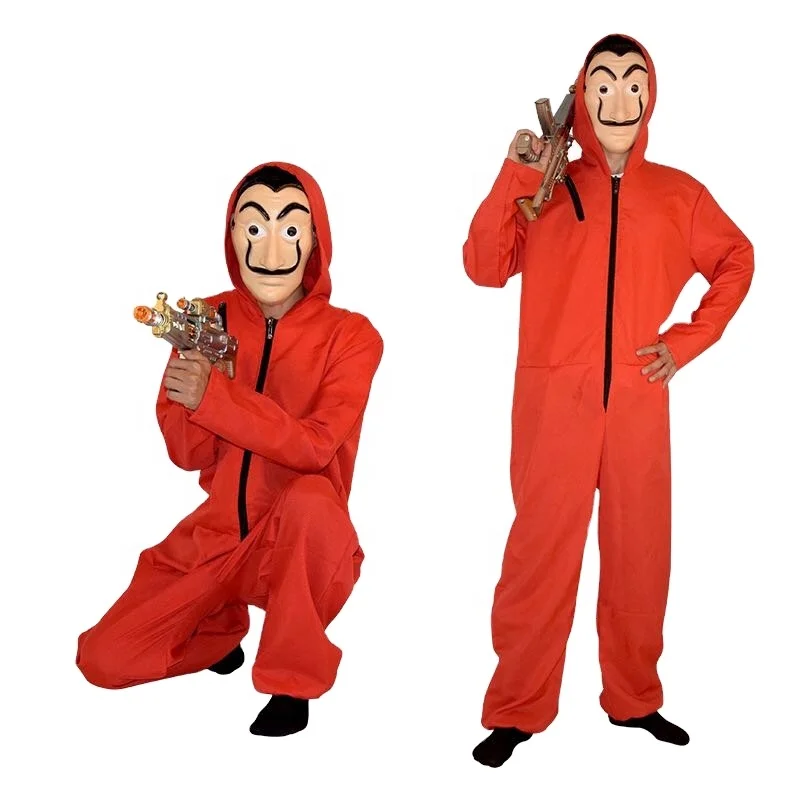 Money Heist costume La Casa De Papel Halloween Party Cosplay Paper House Salvador for Men Women Adult Unisex