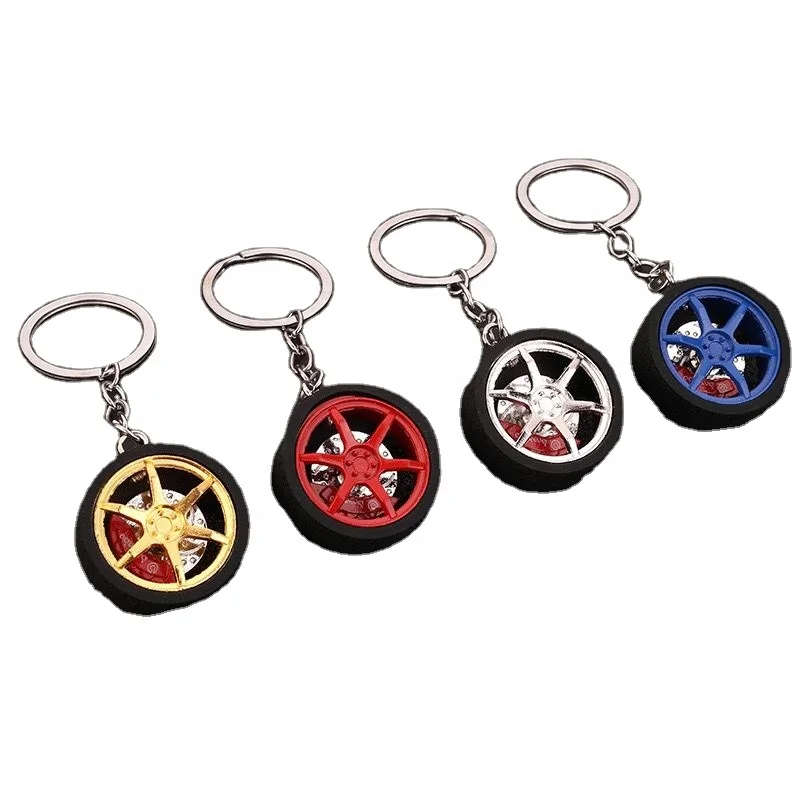 Custom Cheap Wholesale Price Car Rim nardi Steering Wheel Emblem Keychain