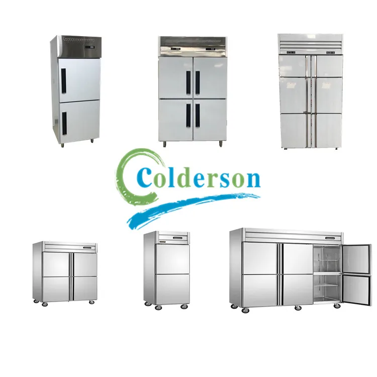Colderson Professional Industrial outdoor Kitchen Used Stainless Steel Upright Freezers Cooking Restaurant Kitchen Equipment