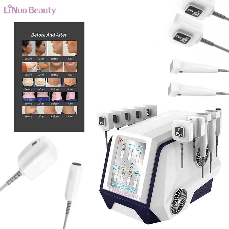 Portable 10 Pads Body Sculpting Weight Loss Vacuum Cavitation System Skin Tightening Fat Burning Monopolar Rf Slimming Machine