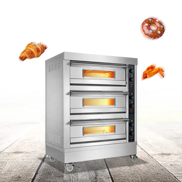 Multifunction Commercial Kitchen Baking Bread Pizza Cake Cooking Gas Electric Oven