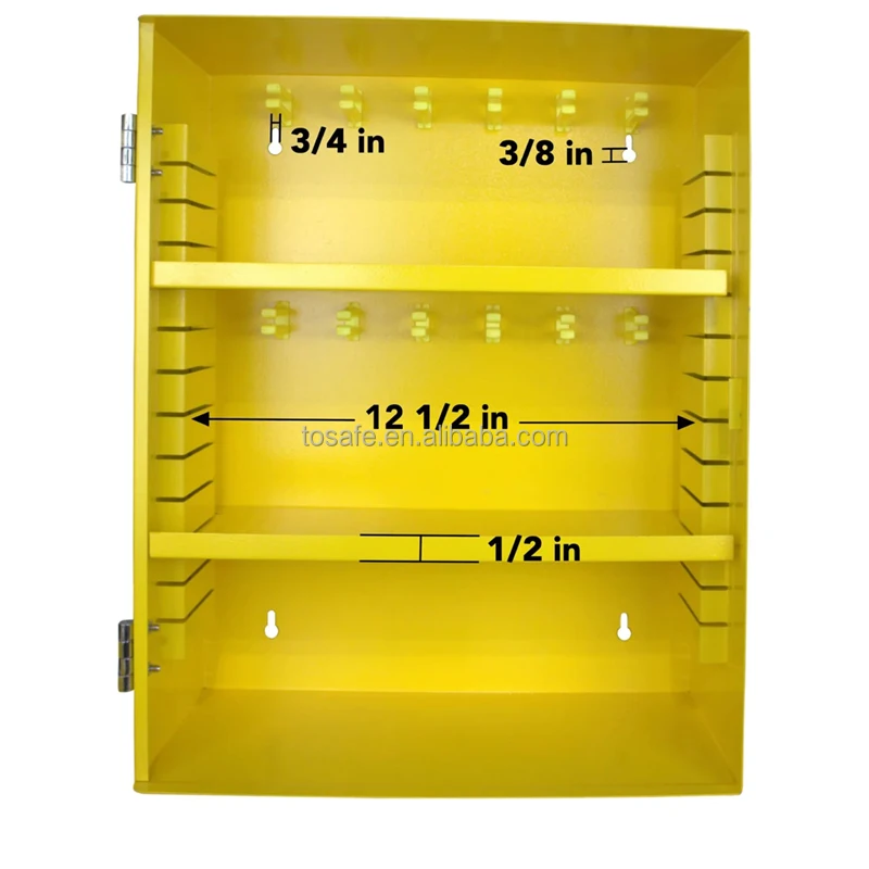 Stable and Reliable Different Types Stock and Low MOQ Padlocks Capacity Lockout Cabinet Station