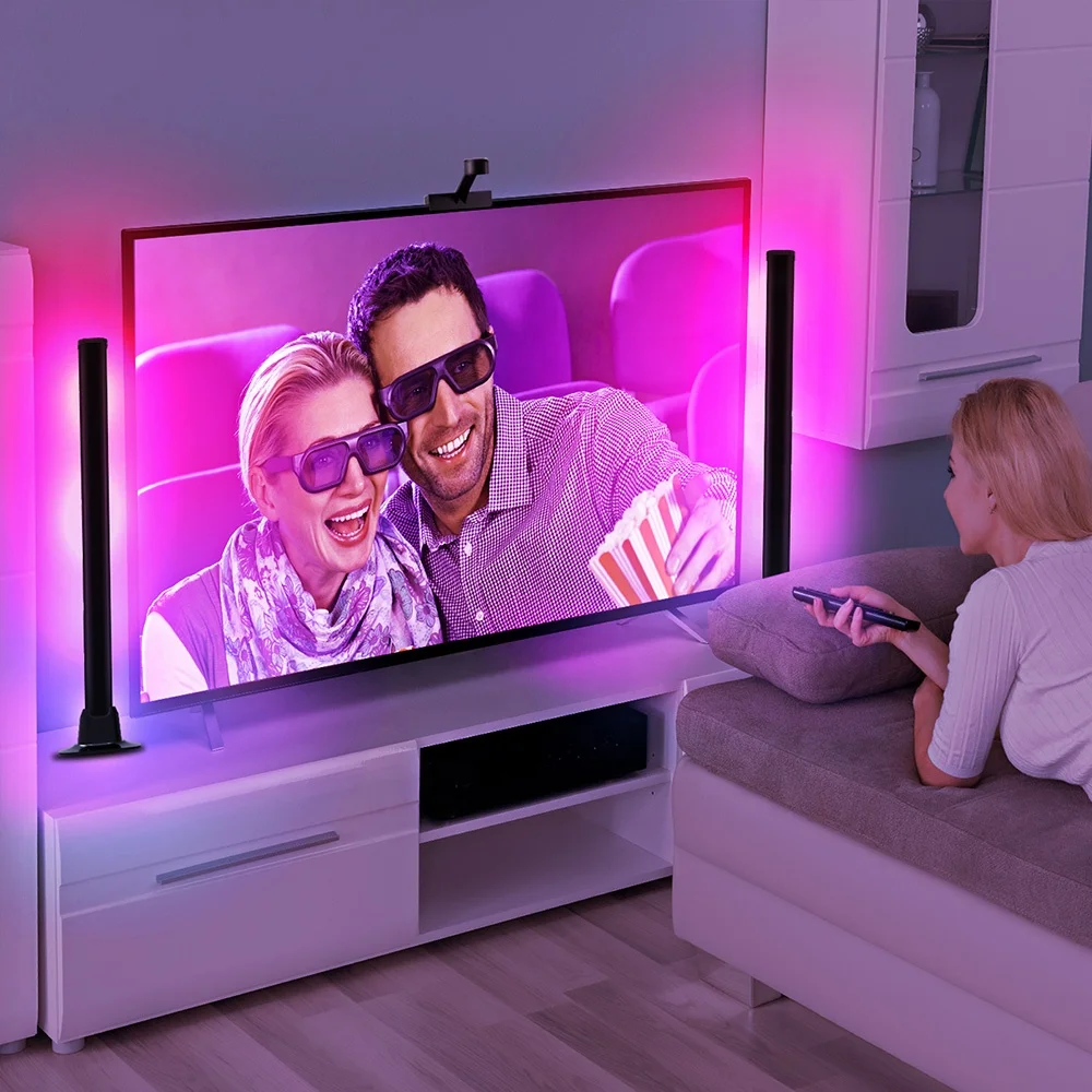 Smart Life APP Control wifi TV screen camera light strip New Tuya Smart Home Atmosphere TV Background light belt set