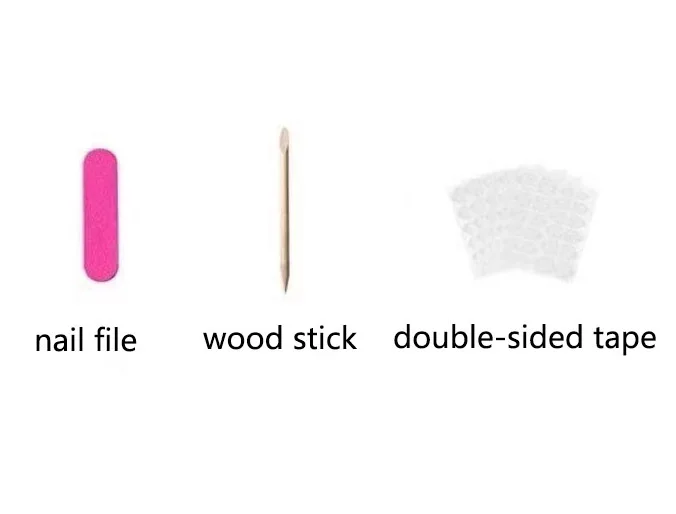 Wholesale Handmade Blue White 10 Pcs Kit Pre-Designed Full Cover Artificial False Fake Short Press On Nails With Custom Design