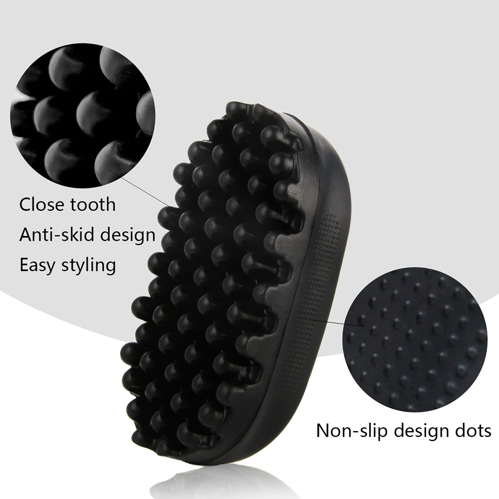 Hot Selling Black Curly Hair Styling Brush Dirty Braid Portable Curling Twist  Cold Temperature Hair Roller Hairdressing Tool