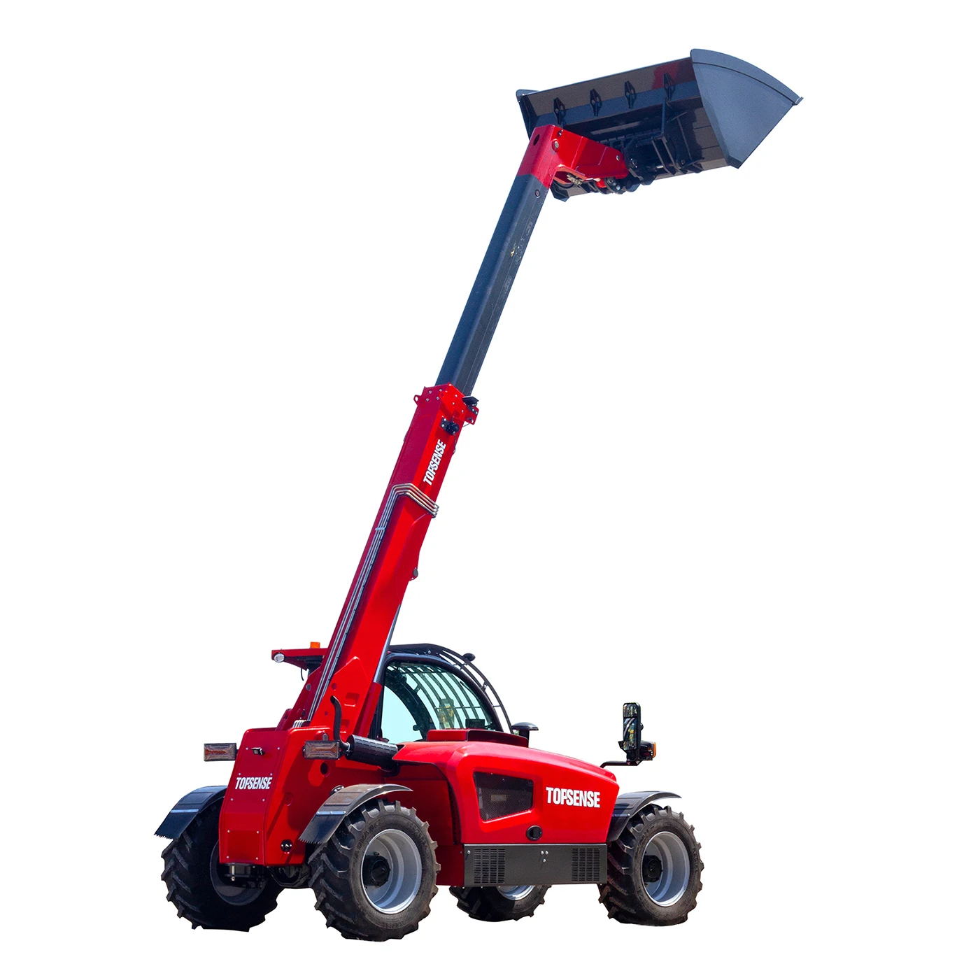 4ton 4 Wd Boom Forklift Compacted Mini with 18m Lifting Height Telescopic Loader Telehandler Price for Sale Manufacturer