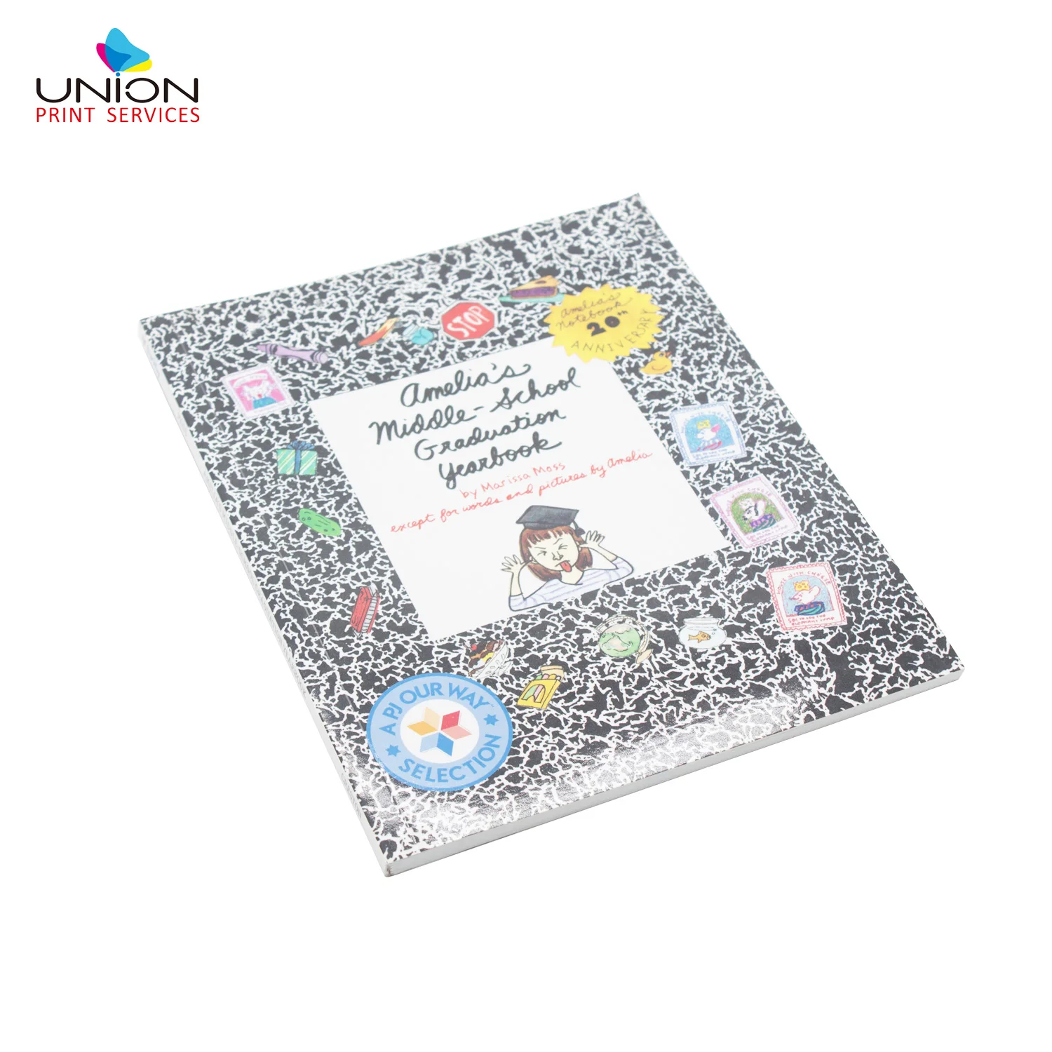 Customized Size Large Number Hardcover Soft Cover Graduation School Child Year Art Book