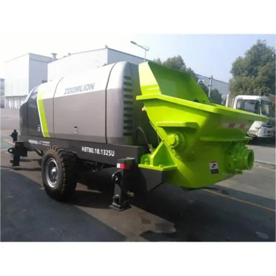 ZOOMLION 50m3/h Small Concrete Trailer Pump HBT50.10.60RS