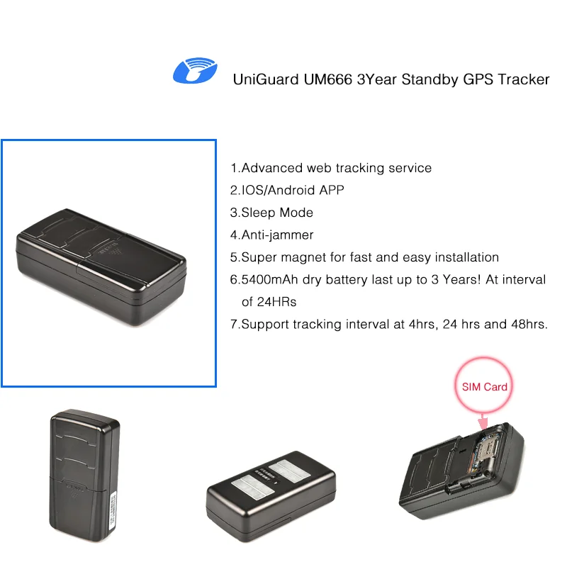 One time gps tracker 3 years standby gps tracking device vehicle lost and recovery anti jammer gps tracker for car truck vehicle