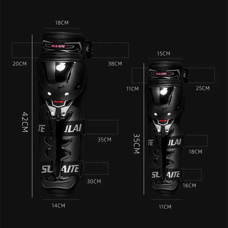 breathable elastic Motorcycle Protection Gear Brace Pads MTB DH ATV Motocross Knee and Elbow Guards Off-road Racing Cycling