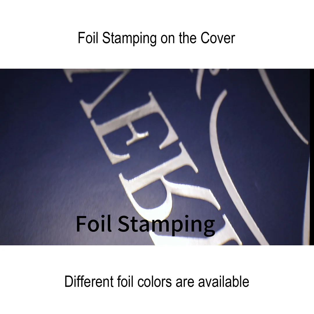 Manufacturers of Leather Book Covers PU Material Book Hard Cover Fabric Binding Texture Covering Leather Book Printing Service