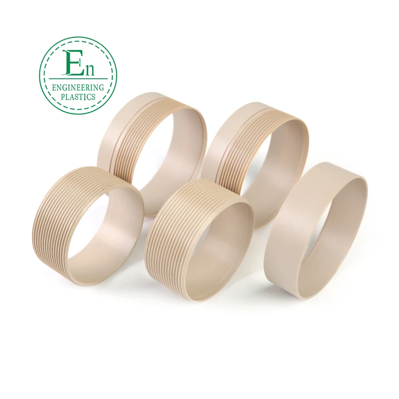 High Performance Custom Processing Cnc Machining Plastic Bushing Polyetheretherketone Hollow Sleeves Bearing Peek Tube Parts