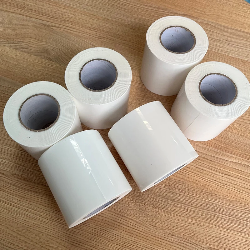4 X 180 Permanent White Shrink Wrap Tape