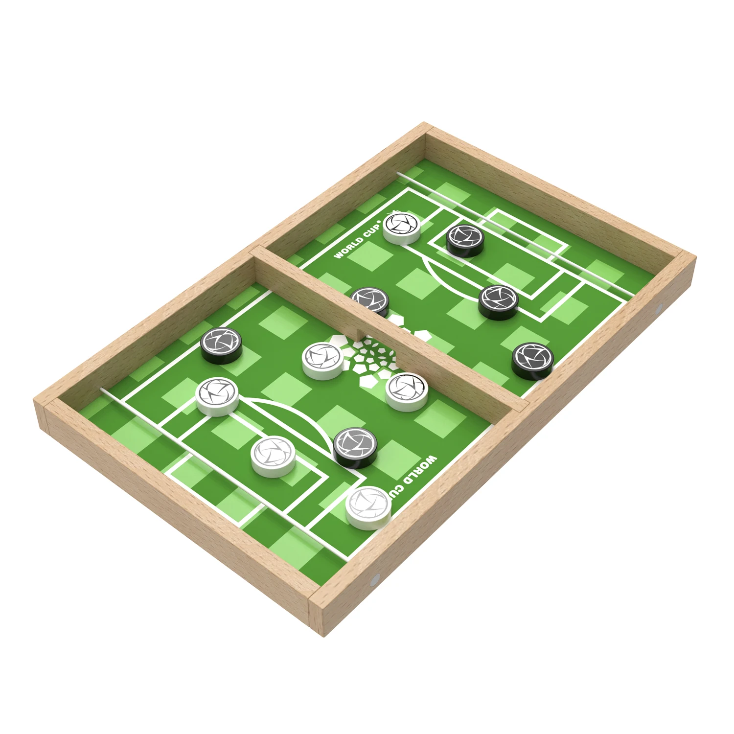 Fast Sling Puck Game Desktop Hockey Game Set for Party Wooden Multi Tabletop Indoor Portable Board Games