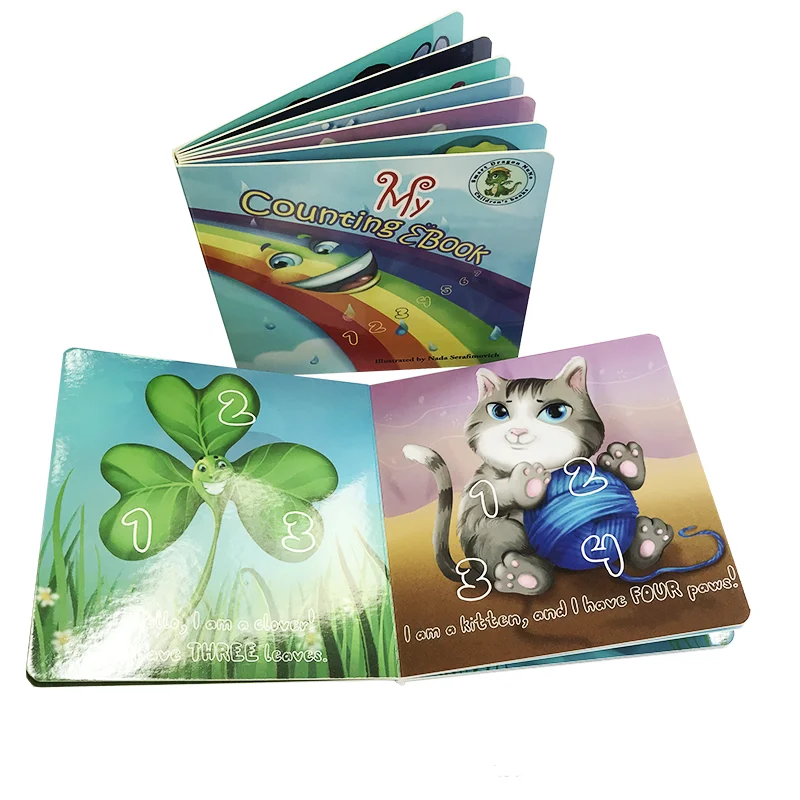 Factory Cheap Custom Print Paperback Children Comic Book Bags Story Book Baby Board Book Printing for Kids