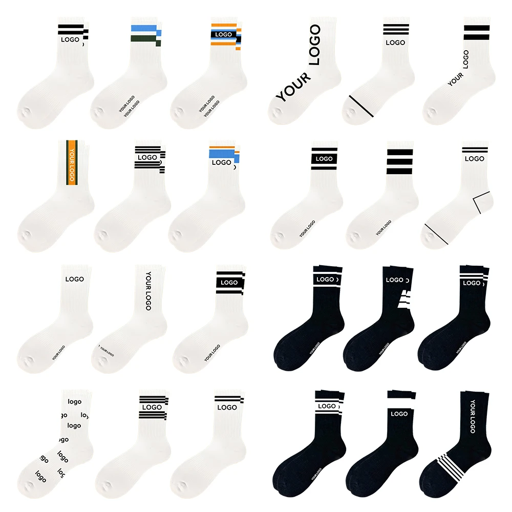 tube socks for boy and girl custom kids socks gym custom logo women socks custom