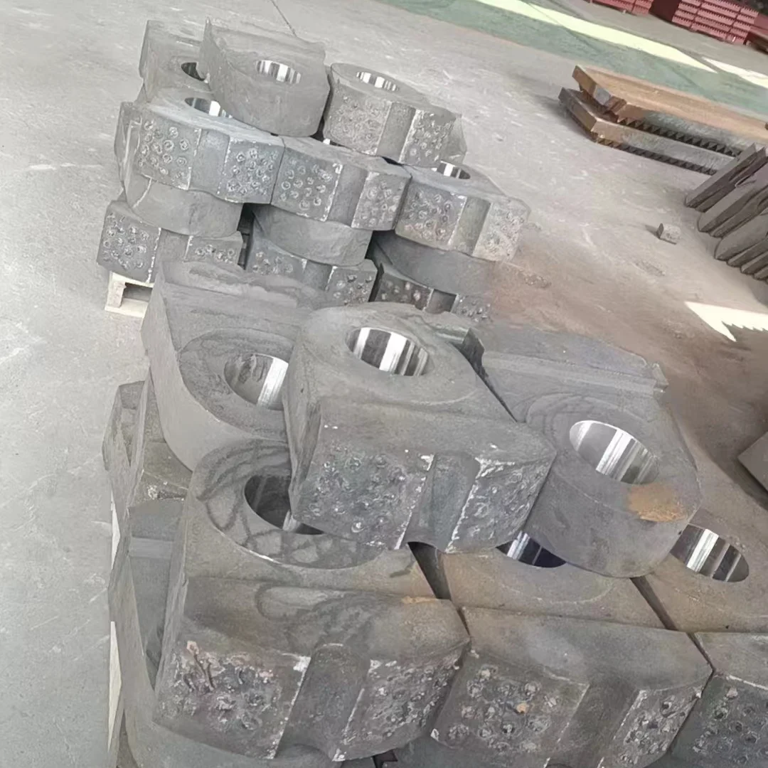 High Quality Rock Jaw Crusher Head Steel Hammer Hot Sale New and Used Casting Processing Machinery for Cement Making