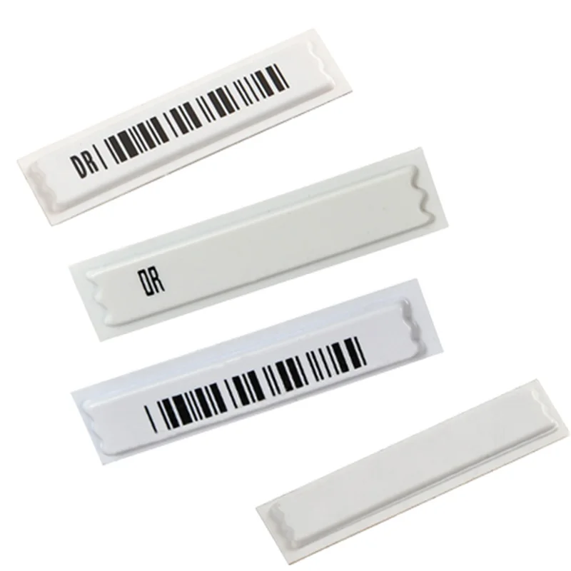 900Mhz Passive Barcode Label Anti Theft Alarms Electronic Article Surveillance Supermarket EAS AM RFID Tag for Clothing