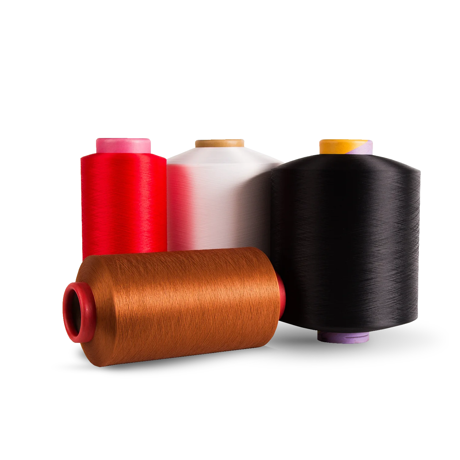 GRS Polyester filament yarns DTY 75D/36F Recycle Polyester Yarn For Knitting