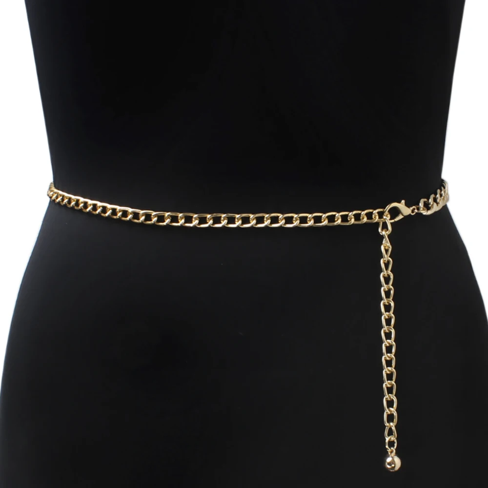 Wholesale Customized Fashion Women Dress Chain Waist Belt For Women multi-layer Exaggerated Body Metal Chain Belt