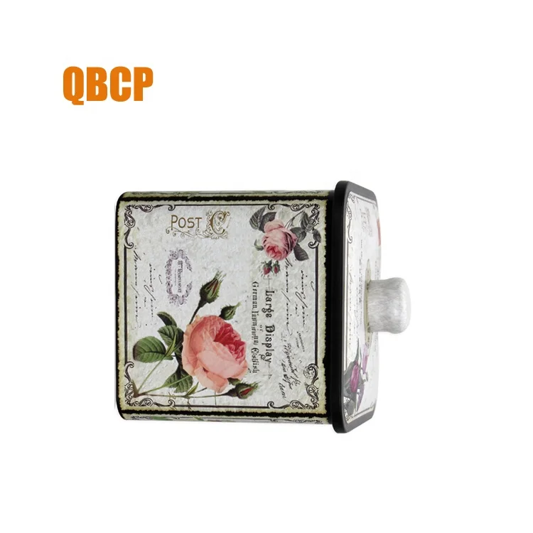 
Custom design square storage metal tin box 