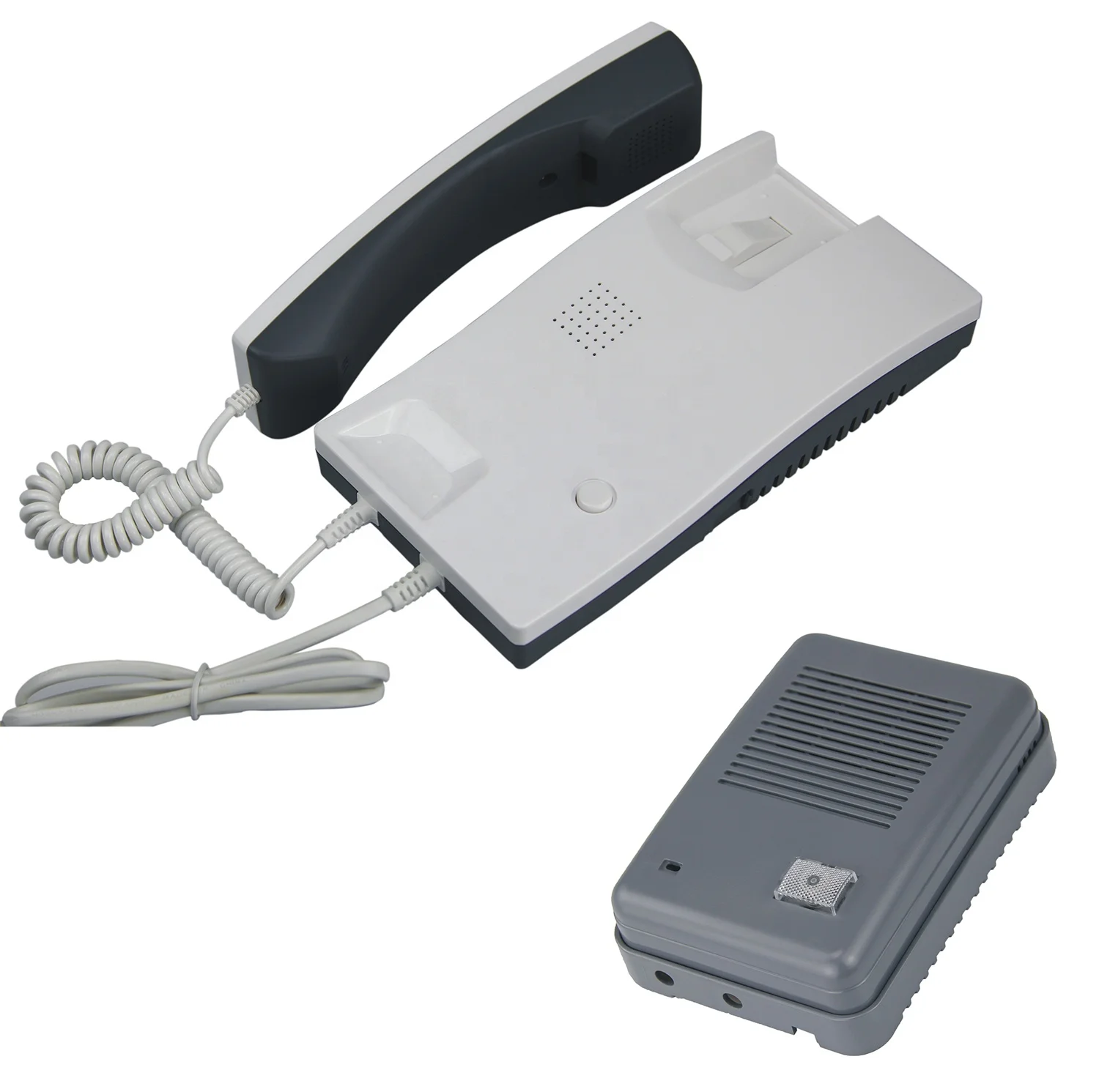 
2-Wires Door Entry Kit Single Villa Elegant S Style Non-polarity DIY High Quality Surface Mounted Ding-Ding-Dong Melody Ring 