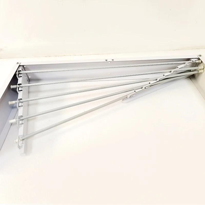 Wall Mounted Folding Drying Towel Rack Wholesale Hot Sale Aluminum Bathroom Towel Rack Clothes Rack Accessories Factory Outlet