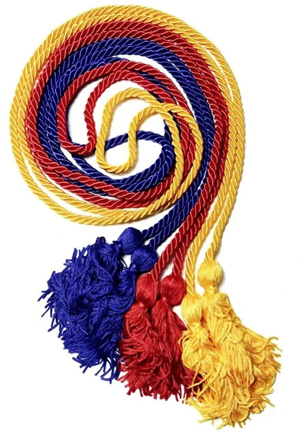 
Graduation tassels factory directly wholesale high quality double gold honor cord/graduation honor cords 